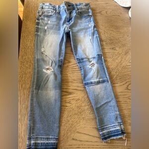 GAP Light Blue Super Skinny Ankle Jeans for Girls Size(7)